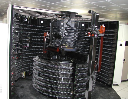 StorageTek ACS 4400 robotic tape library installation